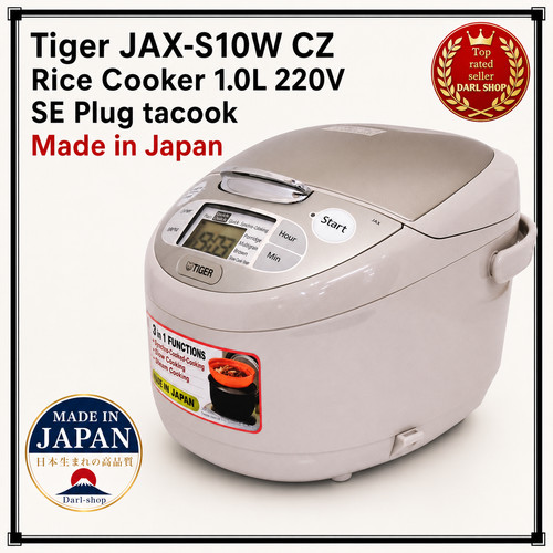 Tiger jax s10w rice cooker - rice,